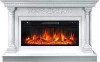 Royal Flame Sicilia (белый) с очагом Vision 42 LED линейный электрокамин