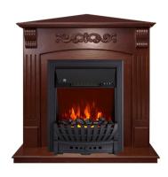 Royal Flame Sorrento угл.(Орех) с очагом Aspen Black электрокамин с классическим очагом 2D