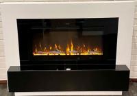 Royal Flame Stockholm с очагом Crystal 36 электрокамин с широким очагом 2D