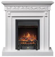 Royal Flame Valletta Белый с очагом Fobos FX Black/Brass электрокамин с классическим очагом 2D