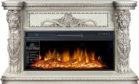 Royal Flame Windsor 42 (слоновая кость с темной патиной) с очагом Vision 42 LOG LED линейный электрокамин