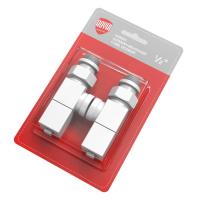 Royal Thermo CUBE, ОСЕВОЙ, (2 шт) белый набор вентелей