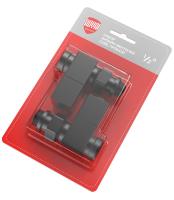 Royal Thermo CUBE, ПРЯМОЙ, (2 шт) черный набор вентелей