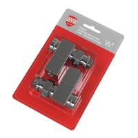 Royal Thermo CUBE, ПРЯМОЙ, (2 шт) хром набор вентелей