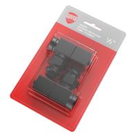 Royal Thermo CUBE, УГЛОВОЙ, (2 шт) черный набор вентелей