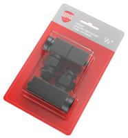 Royal Thermo CUBE, УГЛОВОЙ, (2 шт) черный набор вентелей