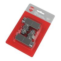 Royal Thermo CUBE, УГЛОВОЙ, (2 шт) хром набор вентелей