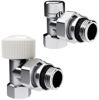 Royal Thermo Design 1/2"М30х1,5 (Хром), угловой набор термостатический
