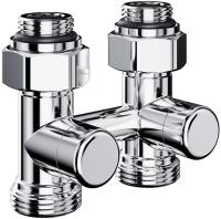 Royal Thermo Design прямой 1/2х3/4 EK (хром) узел нижнего подключения