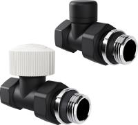 Royal Thermo Design прямой 3/4 М30х1,5 (черный) набор термостатический