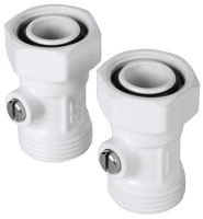 Royal Thermo прямой раздельный 3/4х3/4ЕК (белый) набор нижнего подключения