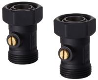Royal Thermo прямой раздельный 3/4х3/4ЕК (черный) набор нижнего подключения