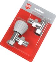 Royal Thermo угловой 1/2” (никель) набор ручной регулировки