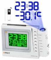 Rst 32704 с проекцией времени метеостанция с часами