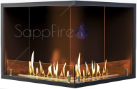 Sappfire для угловой стены 1000 настенный биокамин