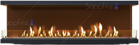 Sappfire торцевой очаг 1200 настенный биокамин