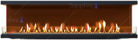 Sappfire торцевой очаг 1600 настенный биокамин