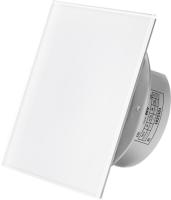 SlimVent МV 100, стекло, белый матовый вытяжка для ванной диаметр 100 мм
