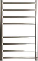 STOUT FORTE quadro 80*50 Полированный электрический полотенцесушитель лесенка