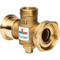 STOUT G 1 1/2M-G 1 1/2F-G 1 M 70°С смесительный клапан