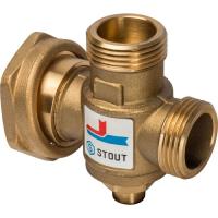 STOUT G 1 M-G 1 1/2 F-G 1 M 70°С смесительный клапан