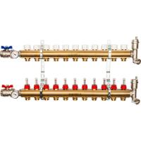 STOUT Коллектор регулируемый с расходомерами 1/3/4x11 для отопления
