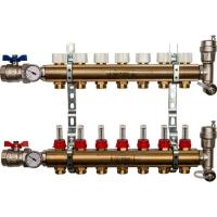 STOUT Коллектор регулируемый с расходомерами 1/3/4x7 для отопления