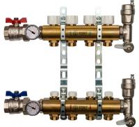 STOUT SMB 0468 000004 коллектор регулируемый для теплого пола