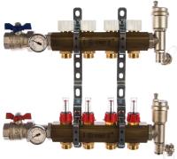 STOUT SMB 0473 000004 коллектор регулируемый для теплого пола с расходомерами