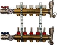 STOUT SMB 0473 000005 коллектор регулируемый для теплого пола с расходомерами