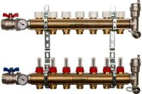STOUT SMB 0473 000007 коллектор регулируемый для теплого пола с расходомерами