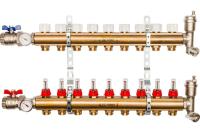 STOUT SMB 0473 000009 коллектор регулируемый для теплого пола с расходомерами