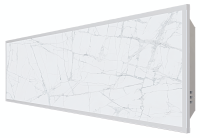 STOUT WHITE STONE SCT 120*30 белый гранит / белый корпус отопительная панель