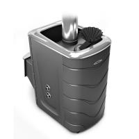 TMF Гейзер 2014 Inox ДН ЗК ТО антрацит дровяная печь 15 кВт