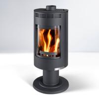THORMA ANDORRA II Exclusive, черная дровяная печь