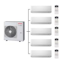 Toshiba RAS-5M34U2AVG-E/RAS-B07J2KVG-E*5шт мульти сплит-система на 5 комнат