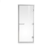 Tylo ALU LINE1870x778 ПРОЗРАЧНОЕ СТЕКЛО дверь для сауны