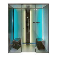 Tylo Vista 130 CHROME (стеклянный угол слева) пародушевая кабина