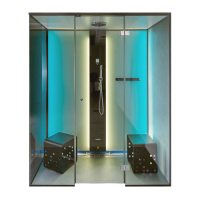 Tylo Vista 130 CHROME (стеклянный угол справа) пародушевая кабина