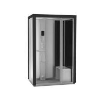 TyloHelo i130 ЧЕРНЫЙ профиль, с поддоном пародушевая кабина