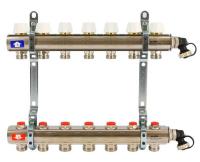 Uni-fitt 1" х 7 вых 3/4" с вентилями(441I4307) для отопления