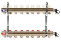 Uni-fitt 1" х 9 вых 3/4" с вентилями(441I4309) для отопления
