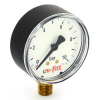 Uni-fitt радиальный 10 бар, диаметр 50 мм, 1/4Н манометр