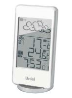 Uniel UTV-82W белая настольная метеостанция от батареек