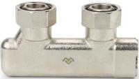 VARMEGA VM13901 3/4"EKх3/4"EK двухтрубный узел нижнего подключения