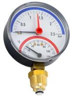Watts FR 828(TMRA) термоманометр радиальный