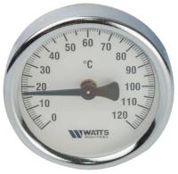 Watts FR810 (TAB) 80 мм. термометр биметаллический накладной с пружиной