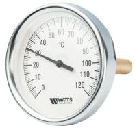 Watts F+R801 (T) 100/100 термометр биметаллический с погружной гильзой