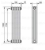 Zehnder 3057/24 TL радиатор отопления