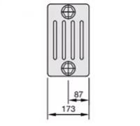 Zehnder Charleston 5019/17 №1270 3/4" RAL 9016 радиатор отопления